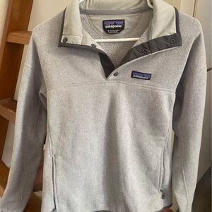 Patagonia womens Grey Synchilla Snap-T Fleece Pullover